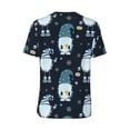 thumbnail image 3 of Rocae Gnome and Snowflakes for Breathable Men's Baseball T-Shirt Fashionable Casual Baseball Jersey, Moisture-wicking Sportswear Small, 3 of 9