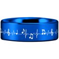 thumbnail image 6 of Music Lifeline Tungsten Carbide Ring, 6 of 9