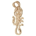 thumbnail image 4 of 14k Yellow Gold, Mini Size Small Scorpion Pendant Charm 15mm with 20" Dainty Neck Chain, 4 of 6