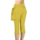 thumbnail image 4 of Pantalones Largos de Pierna Ancha para las Mujeres Pantalones Casuales de Cintura Elástica Alta, Pantalones de Mezcla de Poliéster de Ajuste Suelto Recto, 4 of 4