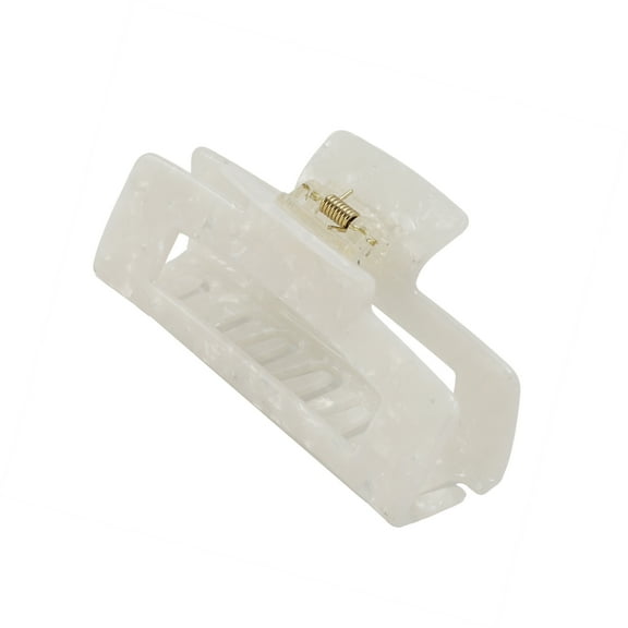 Vocoste Hair Caw Clips Tortoise Hair Clips Large Hair Claw Clips Hair Barrettes for Women Pear White