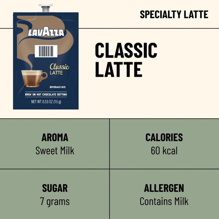 Flavia, Freshpack, Classic Latte, 36-pack, works with Flavia