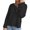 Black, variant on Vedolay Womens Fall Sweaters Women's Plus Size Sweaters Casual Long Sleeve Crewneck Knit Pullover Tops,Blue L