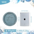 thumbnail image 6 of Hanobe Decorative Coastal Wooden Tray Decor - 1PC 11.5" Distressed Light Blue Coastal Farmhouse Decor，Beach Centerpiece for Table  (Farmhouse Shell Collection), 6 of 10
