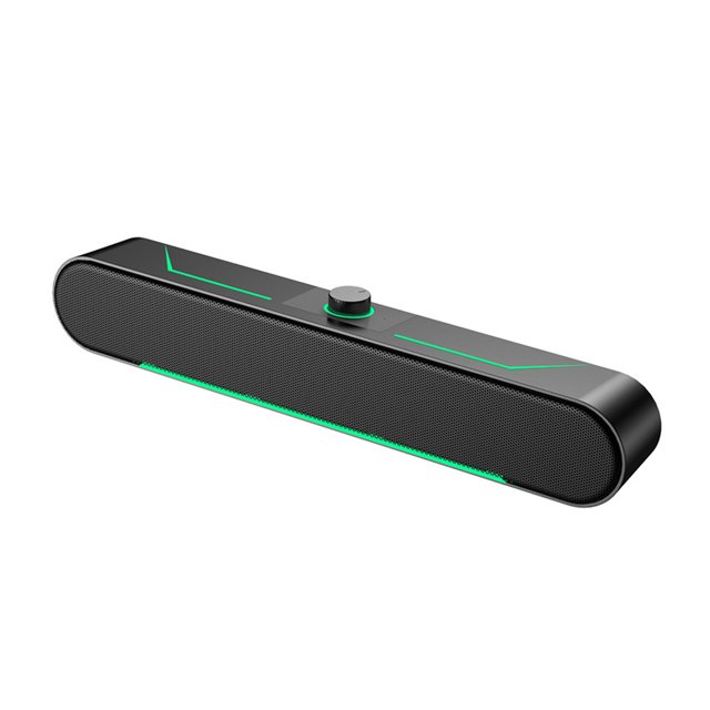 sweethay Altavoz Bluetooth ABS con sonido de alta y altavoz de computadora único Altavoz de audio Subwoofer Altavoces inalámbricos Cables de audio/vídeo