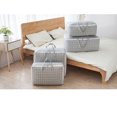 thumbnail image 3 of Ropa a cuadros a prueba de humedad ropa de cama almohada edredón bolsa de almacenamiento familia ahorrar espacio organizador a prueba de polvo algodón Lino organizar bolsa para edredones mantas ropa d yeacher estándar, 3 of 6
