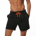 thumbnail image 1 of Pantalones de playa para hombre de color sólido, diseño moderno y elegante, pantalones cortos casuales de playa de talla grande para hombre, natación impermeable, surf en la playa, 1 of 6