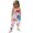 White, variant on YunPes Girls Jumpsuit Summer Independence Day Clothing Strapless Personalized Printing Retro Comfortable Casual Jumpsuit Baby Girl Pineapple Clothes