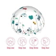 thumbnail image 5 of KLL Cartoon House Car Pattern Shower Cap & Bath Cap for Women,Reversible Oversized Waterproof Shower Caps for all Hair Lengths,Elastic Reusable Bathing Hair Cap, 5 of 6