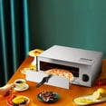 thumbnail image 2 of Horno eléctrico para pizza COSTWAY de acero inoxidable con cierre automático, 2 of 8