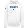 thumbnail image 2 of Men's Levelwear White Buffalo Sabres Podium Carve Pullover Hoodie, 2 of 3
