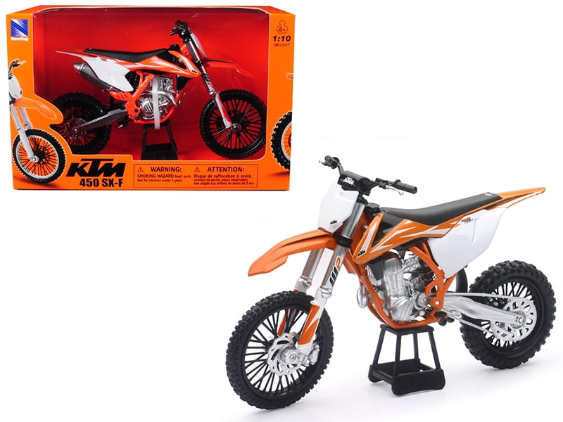 KTM 450 SX-F Dirt Bike Orange and White 