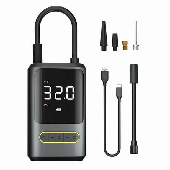Portable Electric Pump Inflator Wireless Air Pump USB Type-C Rechargeable 4000mAh Battery for Bike Car