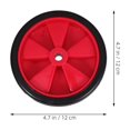 thumbnail image 2 of OULII 2Pcs Universal Air Compressor Wheel with Enhanced Load Capacity and Rubber Material for Workshops, 2 of 8