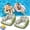 Green+green, variant on 3-in-1 Inflatable Pool Lounge Chair, U-Shaped Inflatable Sofa Pool Float with Cup Holder, Adult Floating Lounge Chair with Mesh Seat for Pools, Lake, Beach and Summer Parties (Green+Green)