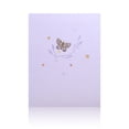 thumbnail image 3 of Cumpleaños Pop Up Flower Saludo Tarjeta en blanco Papel Sobre Sobre 3D Aniversario Acción de Gracias Regalo de vacaciones de Navidad Mujeres Artesanía Púrpura AweSitey HA010337-02, 3 of 6