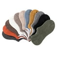 thumbnail image 1 of Lovely Annie Men's 6 Pairs Fashion No Show Flat Cotton Socks L1801 Size 5-11 6P6C-1, 1 of 8