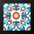 thumbnail image 2 of PI Galerie 15x15 Black Modern Framed Museum Art Print Titled - Suzani III, 2 of 5