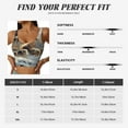 thumbnail image 5 of Gukieu Wolf Family Winter Wonderland Print Women's Sports Vest, Low-neck U-shaped Removable Pad Sports Bra for Yoga, Exercise, Dance-X-Large, 5 of 8