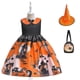 thumbnail image 2 of Vestido sin mangas de calabaza para niñas, gala de Halloween para niños, 2 of 5
