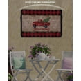 thumbnail image 6 of Outdoor TV Cover 60 to 65 Inch Weatherproof, Merry Christmas Waterproof TV Screen Protector for Outside Decor with Zipper and Pocket 58"L x 37"H , Red Farm Truck with Christmas Tree, 6 of 7