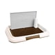 thumbnail image 4 of Almohadilla para Orinal de Perro, Rejilla de Malla, Inodoro, Caja de Arena para Perros, Cómoda, Reutilizable con Protección de Pared, Bandeja para Ori Café, 4 of 9