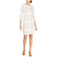 thumbnail image 2 of Calvin Klein Vestido de suÃ©ter a cuadros para mujer, beige, pequeÃ±o Calvin Klein SuÃ©ter, 2 of 2