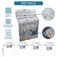 thumbnail image 6 of Navy Blue Starfish Coastal Table Runner 90 Inches, Nautical Summer Beach Coral Bed Runner Dresser Scarves Tabletop for Indoor Outdoor Parties/Ceremony/Banquet, 13" x 90", 6 of 9