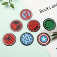 thumbnail image 3 of Marvel Ensemble de Marque-Pages Super-Héros : Iron Man, Captain America, Spider-Man, Thor, Hulk, Avengers - Marque-Pages en Métal Coloré pour Rats de Bibliothèque et Enseignants, 3 of 5