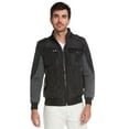 thumbnail image 5 of 9 Crowns Men's Slim Fit Removable Hood Quilted Jacket (Style C - Black, Medium), 5 of 7