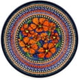 thumbnail image 2 of Blue Rose Polish Pottery Jungle Flower Small Dinner Plate, 2 of 6