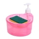 thumbnail image 3 of Dispensador de jabón y portacepillos. Fácil de rellenar. Práctico, duradero y multifuncional. Rosa roja, 3 of 9