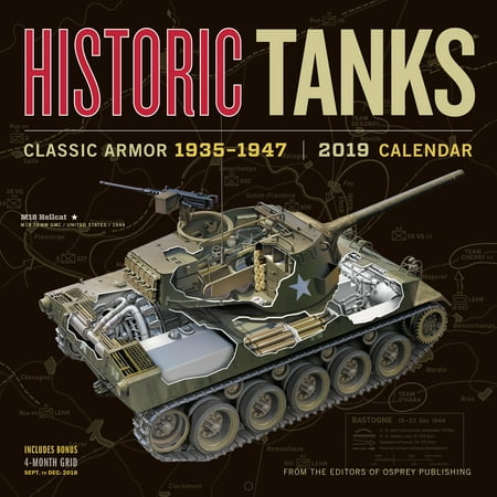 Historic Tanks Wall Calendar 2019 (Other) (Best Military Weapons 2019)