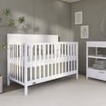 thumbnail image 3 of Dream On Me Ivy 5 in 1 Convertible Full-size Crib, Greenguard Gold & JPMA Certified, Converts from Baby Crib to Toddler Bed, Day Bed, Kids Bed and Full-size Bed, White, 3 of 11