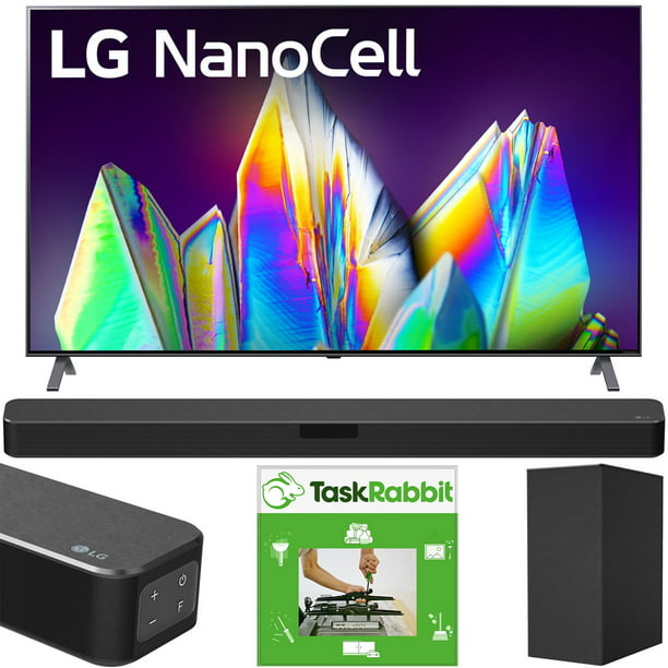 LG 65NANO99UNA 65inch 8K HDR Smart LED NanoCell TV with AI ThinQ (2020) Bundle with LG SN5Y 2.1