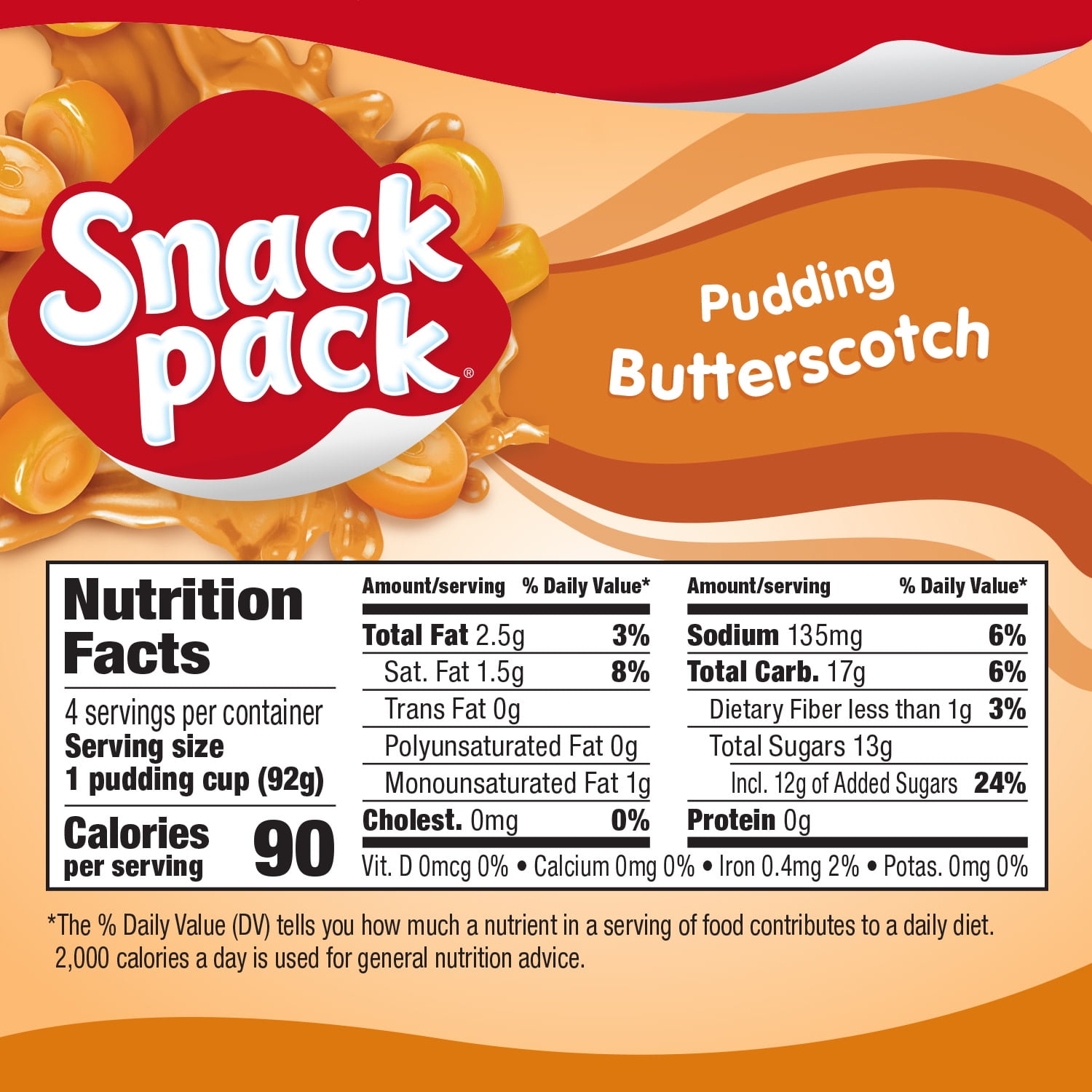 Snack Pack Pudding Nutrition Information Besto Blog