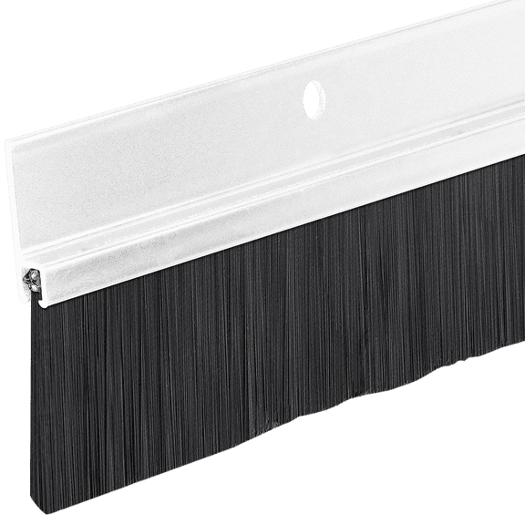 48" Aluminum Long Bristle Door Sweep