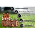 thumbnail image 3 of LLC Solid Wood Log Chewing Toy Tree Tube for Hamsters, Gerbils, Birds, Rabbits, Cats, Dogs (15cm), 3 of 3