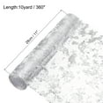 thumbnail image 2 of Uxcell Silver Table Runner 11" x 360", Metallic Foil Thin Mesh, 2 of 5
