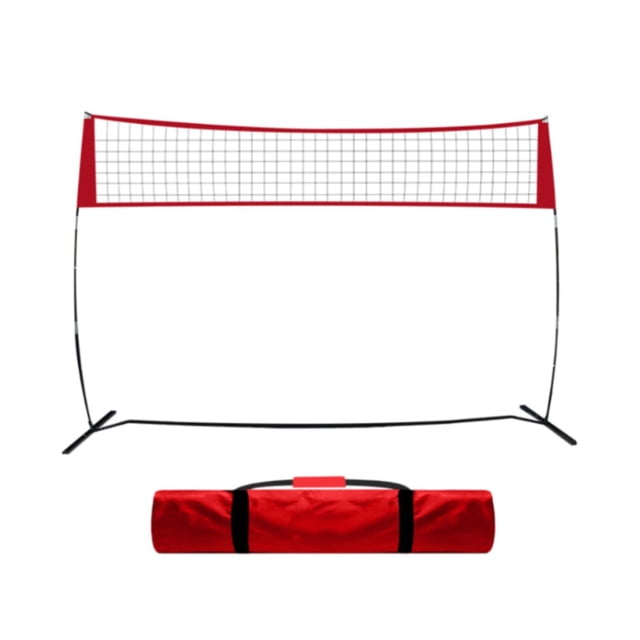 S SERENABLE Volleyball Training Equipment Net Adjustable for Solo Training Practice Team