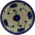thumbnail image 2 of Polish Pottery 6-inch Bowl Hand Painted in Boleslawiec, Poland + Certificate of Authenticity, 2 of 6