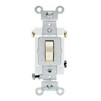 Leviton Commercial Grade 3-Way Toggle Switch CS315-2IS - AC Quiet - Ivory