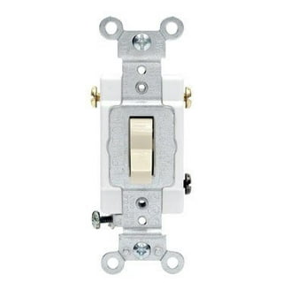 Leviton M52-RS115-2WM 15-Amp Single Pole Switch - 10 Pack, White, Made In USA
