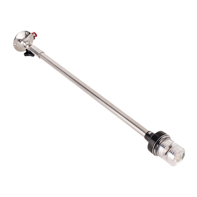 Pose de bote de popa Pole claro LED de alto rendimiento 12-24V Accesorios marinos Ajustable para pontón