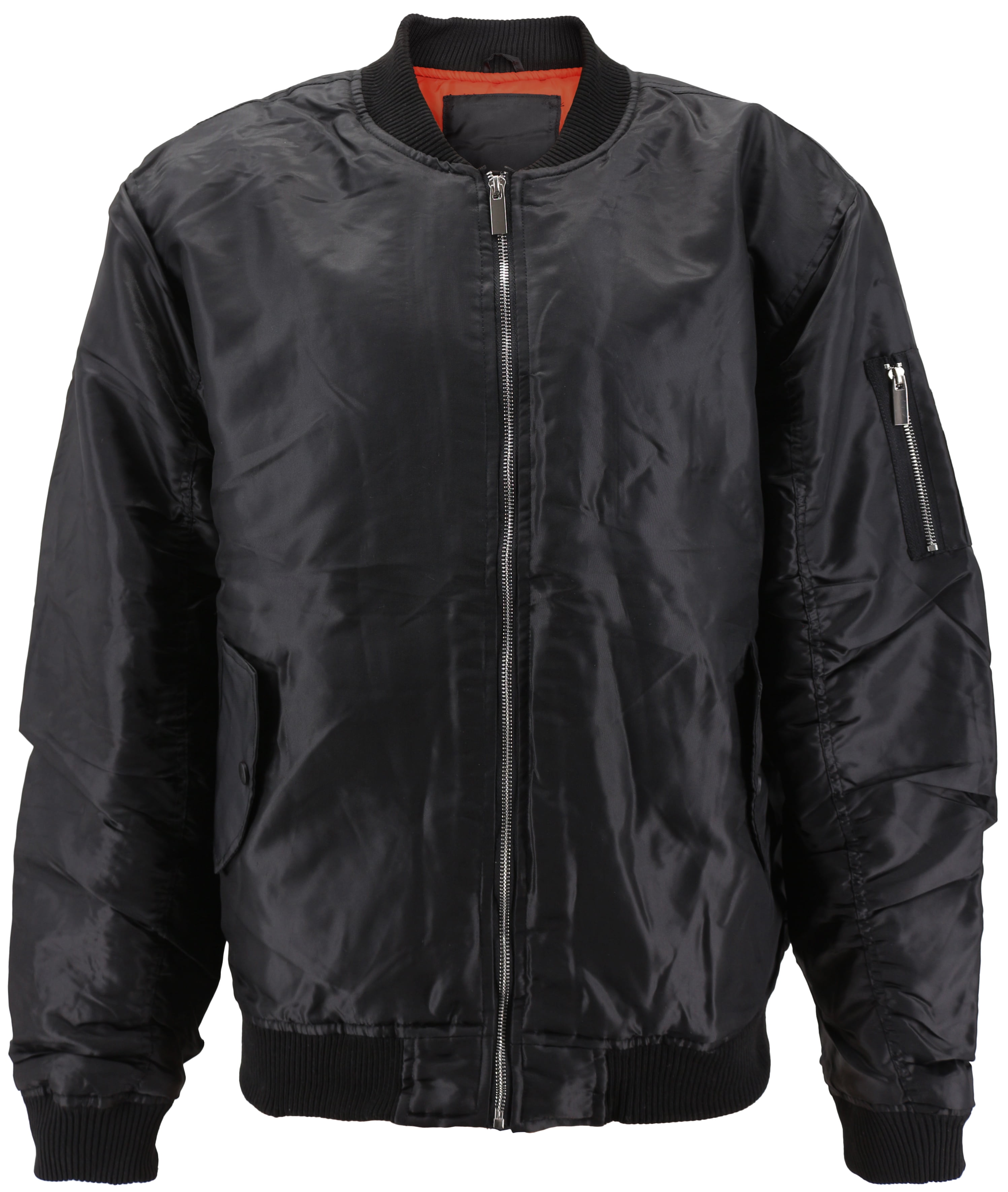 Men's Premium Multi Pocket Water Resistant Padded Zip Up Flight Bomber