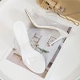 thumbnail image 3 of 1 par de sandalias de tacón alto de estilo fresco, sandalias de moda elegantes, zapatos de mujer, 3 of 6