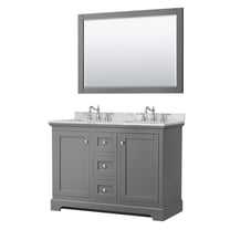 Wyndham Collection Wcv232348dcmunom46 Avery 48" Free Standing Double Basin Vanity Set -