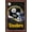 Mahogany Framed Version, variant on NFL Pittsburgh Steelers - Neon Helmet 23 Wall Poster, 14.725" x 22.375" Framed