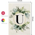 thumbnail image 6 of Monogram Letter S Garden Flag Floral 12x18 Inch Double Sided for Outside Small Burlap Family Last Name Initial Yard Flag CF781-12, 6 of 10