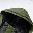 thumbnail image 6 of Awdenio Mens Jackets Waterproof Lightweight Outdoor Zip Up Hooded for Hiking Skiing, 6 of 7